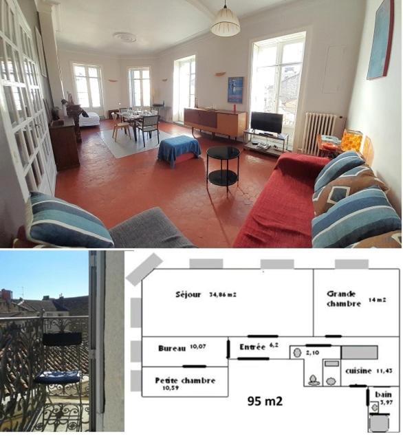 Les 7 Balcons, Comedie-Gare, Parking, Spacieux Lumineux Appt Haussmannien Montpellier Ngoại thất bức ảnh